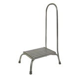 Alimed, Inc Stool Step Silver Tone Finish Non-Tip Non-Slip Tread Each - 711504