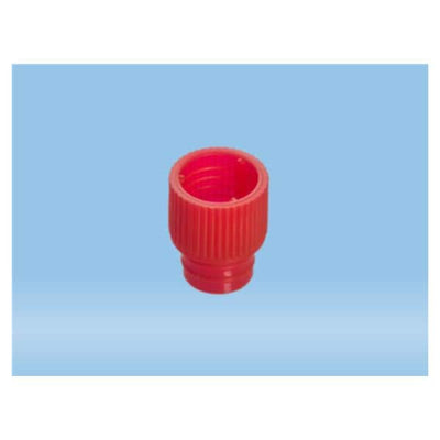 Sarstedt, Inc Push Tube Cap LDPE Red 12mm 1000/Pk - 65.809.306