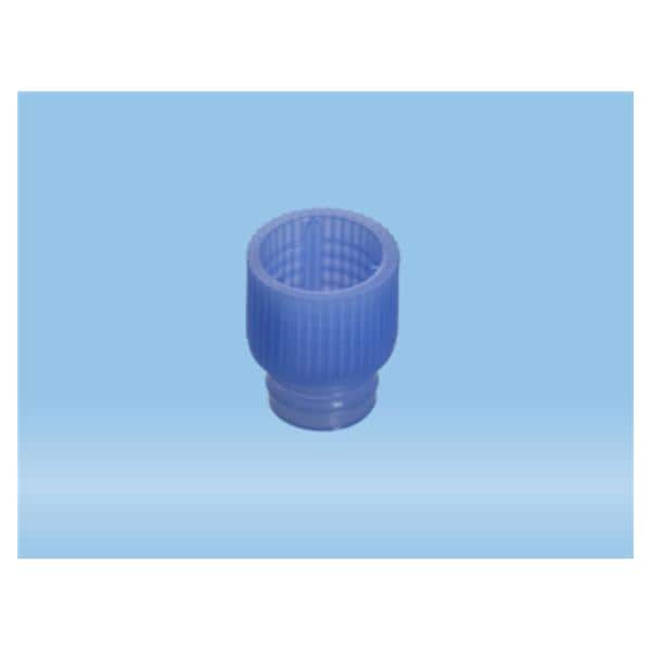 Sarstedt, Inc Push Tube Cap LDPE Blue 12mm 1000/Pk - 65.809.304