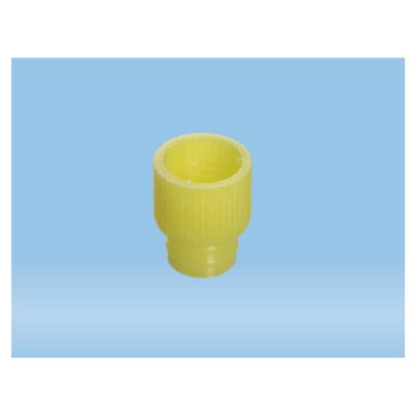 Sarstedt, Inc Push Tube Cap LDPE Yellow 12mm 1000/Pk - 65.809.301