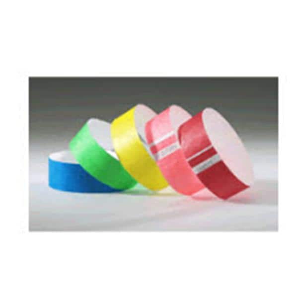 Precision Dynamics Corp. Wristband Identification Short Stay Tyvek Teal Adult 1000/Box - 3005-67-PDR