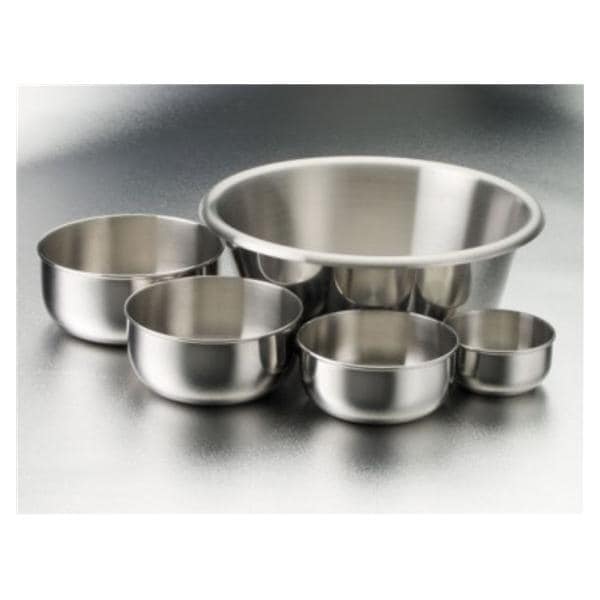 Dukal Corporation Bowl Sponge 1-7/8qt Stainless Steel 3x7" Silver 24/Box - 4251