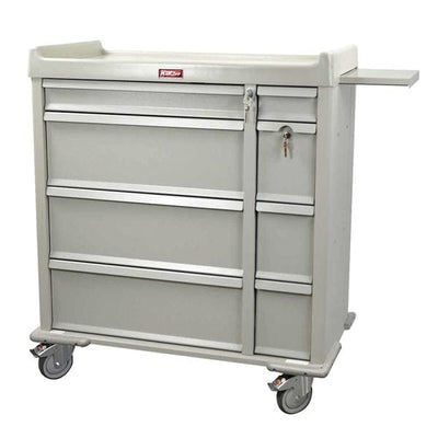 Harloff Manufacturing Cart Medication OptimAL Line 45-3/4x43x23-1/2" 4-5" Rubber Swivel Casters Each - AL600PC