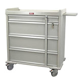 Harloff Manufacturing Cart Medication OptimAL Line 45-3/4x43x23-1/2" 4-5" Rubber Swivel Casters Each - AL600PC