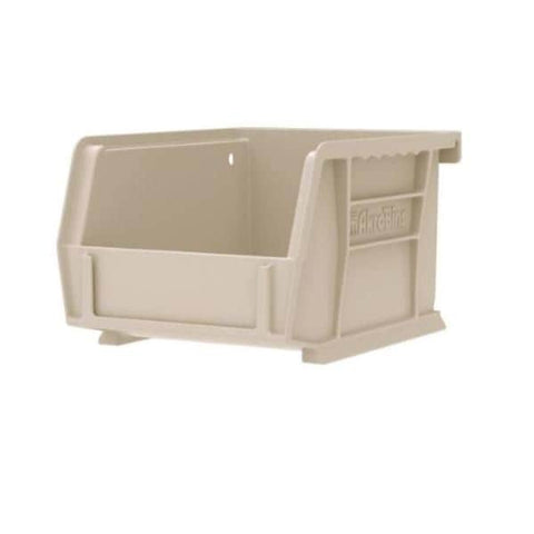 Akro Bin Storage AkroBins 7-3/8x4-1/8x3" Stone Polymer With Label Holder 24/Case - Mils - 30220STONE