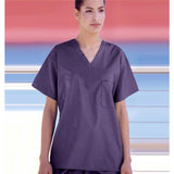 Fashion Seal Shirt Scrub 55% Cotton / 45% Polyester Unisex Purple 2X Large Reversible Each - 6778-2XL
