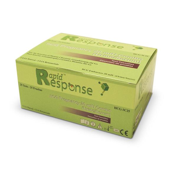 Medline Industries Inc hCG Combo Cassette Test 25Kt/Ca - HCG-3C25