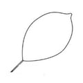 Conmed Corporation Snare Polypectomy Firm Loop Wire Oval 32mm Large 10/Ca - 100602