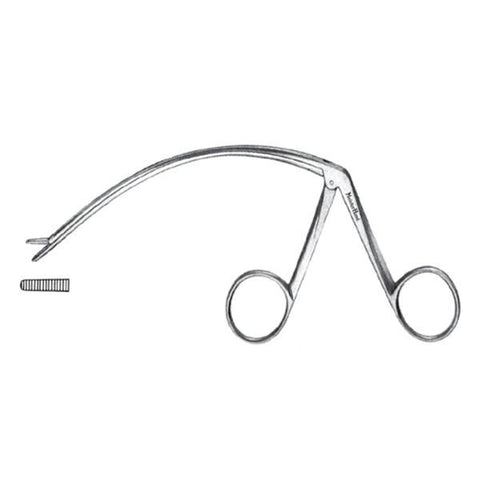 Miltex Forcep Tendon Pulling Meister-Hand 5" Alligator Tye Curved Stainless Steel Each - Integra Miltex - MH27-1016