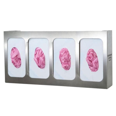 Bowman Medical Products Glove Box Holder Stainless Steel Quad Gray Each - GS-124