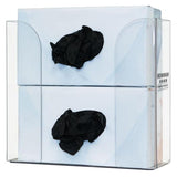 Bowman Medical Products Glove Box Holder PETG Plastic Double Clear Each - GP-320