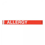 Precision Dynamics Corp. Wristband Identification Short Stay Tyvek Red Allergy Alert 1000/Bx - 3050-16-PDR