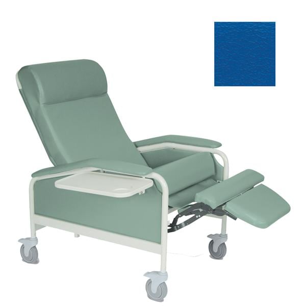 Winco Mfg, LLC Recliner Clinical CareCliner Vinyl 450lb Capacity Royal Blue Eachch - 6540-02