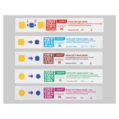 The Steris Corporation Indicator Strip Verify SixCess Not Made From Natural Rubber Latex 100/Bx - PCC007