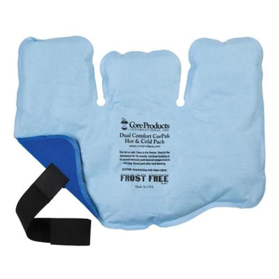 Core Products Pack Hot/Cold CorPak Dual Comfort Tri-Sectional 11x15" Gel Reusable Blue Each - ACC-534