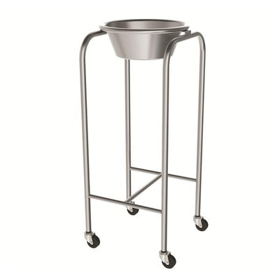 Mac Medical Stand Basin 14x14x34" H-Brace Each - SOL-1000