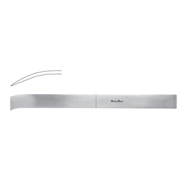 Miltex Osteotome Lambotte Meister-Hand 9" Curved 6mm Tip Stainless Steel Reusable Each - Integra Miltex - MH27-499
