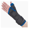 Deroyal Industries Inc Splint Support Premium Wrist/Thumb Tri-Tex Black Size 8" Small Right Each - 350SR