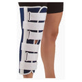 Deroyal Industries Inc Immobilizer Sized Adult Knee Canvas Blue Size 12" Small Each - 1010127