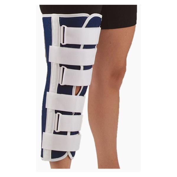 Deroyal Industries Inc Immobilizer Sized Adult Knee Canvas Blue Size 12" Medium Each - 1020127