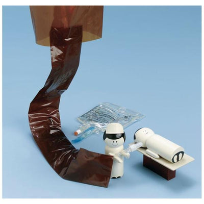 Health Care Logistics Cover IV Tube 72x2-1/2" Amber 10/Package - 7617