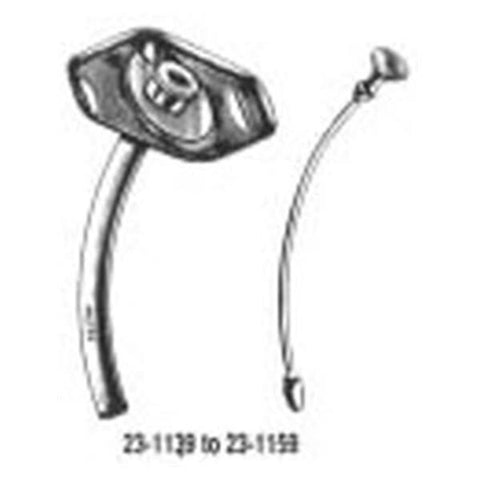 Miltex Tube Tracheostomy Jackson Improved Size 6 Uncuffed Silver Each - Integra Miltex - 23-1152SS
