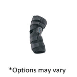 DJO, Inc Brace Wraparound Playmaker Adult Knee Drytex Black Size X-Small Each - 11-0666-1