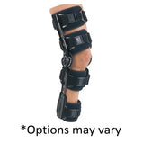 DJO, Inc Brace Post-Op TROM Advance Adult Knee Full Foam Black Size X-Large Universal Each - 11-9116-9