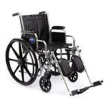Medline Industries Inc Wheelchair Transport Excel 2000 300lb Capacity Navy Elvtng Ftrst Lgrt Pd Each - MDS806300NVY