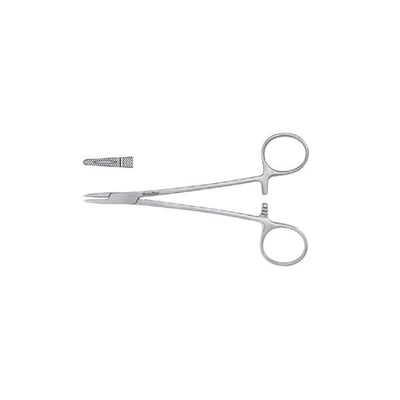 Miltex Holder Needle Crile-Wood Meister-Hand 6" Serrated Jaw Stainless Steel Each - Integra Miltex - MH8-50