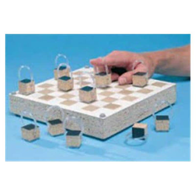 Richardson Products Game Remedial Checkers/Checkerboard Two Sided Finger Extension Vlcr/PrsdBrd Each - 5107