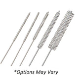 Aspen Surgical Brush Instrument Cleaning Safeclean 18"x1.6mm Micro Nylon Bristle White 2/Pk - 241010BBG