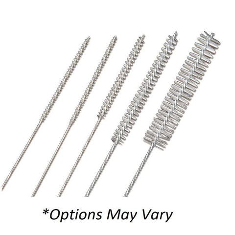 Aspen Surgical Brush Instrument Cleaning Safeclean 18"x1.6mm Micro Nylon Bristle White 2/Pk - 241010BBG