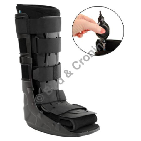 Bird & Cronin Walker Brace Air Trio Shell Ankle Adult Black Size Large/X-Large Each - 0814-0984