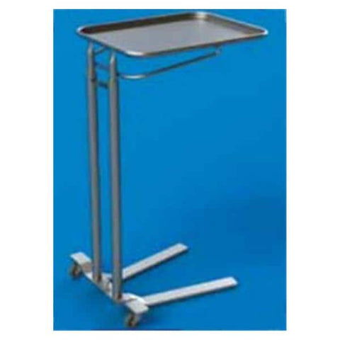 Mac Medical Stand Mayo 19-1/8x12-5/8" 50lbs 2 Swivel Casters Each - MYO-2001