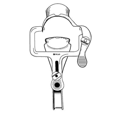 Sklar Instruments Speculum Vaginal Graves 4x1-1/4" Medium/OB View Stainless Steel Each - 90-3740