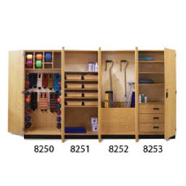 Hausmann Industries Cabinet Thera-Wall 2 Door 32x22x78" With Adjustable Shelves Eachch - 8251