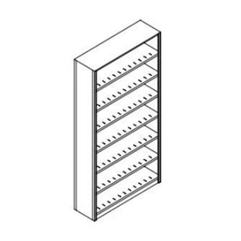Datum Filing Systems Shelving Unit Starter Vu-Stak 12x36x85-1/4" Steel Eachch - 851236-S7
