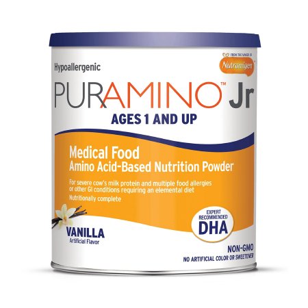 Mead Johnson Pediatric Oral Supplement PurAmino™ Jr Vanilla Flavor 14.1 oz. Can Powder