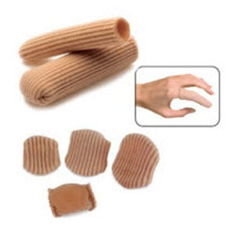 Patterson Med(Sammons Preston) Cap Orthopedic Silipos Digital Gel/Mesh 2.5x.75" Beige Size Small/Medium 8/Pk - A526004