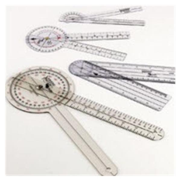 Patterson Med(Sammons Preston) Goniometer ROM Inches/Centimeters 6.75" 0-180 Degree Range Each - 7510