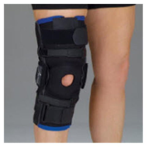 Deroyal Industries Inc Brace Wraparound Warrior Short Knee Tri-Tex Black Size 2X-Large Universal Each - 14581009