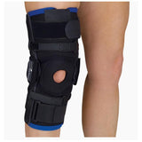 Deroyal Industries Inc Brace Wraparound Warrior Regular Knee Tri-Tex Black Size Small Universal Each - 14611005