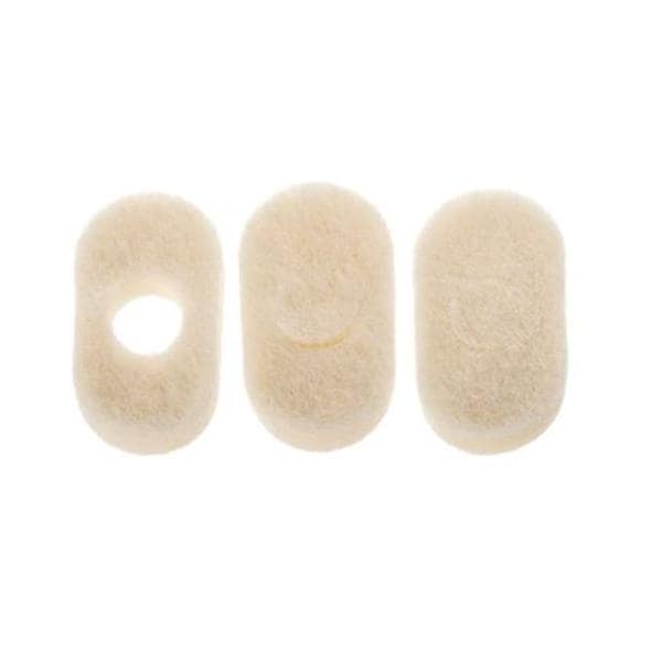 Aetna Felt Corporation Pad Orthopedic Corn Foam 1-1/8x7/8" 1/4" Thick Adhesive White Size C-26 100/Bg - 26309