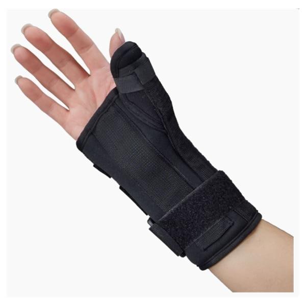 Deroyal Industries Inc Splint Wrist/Thumb Foam Black Size 8" Medium Right Each - A125206