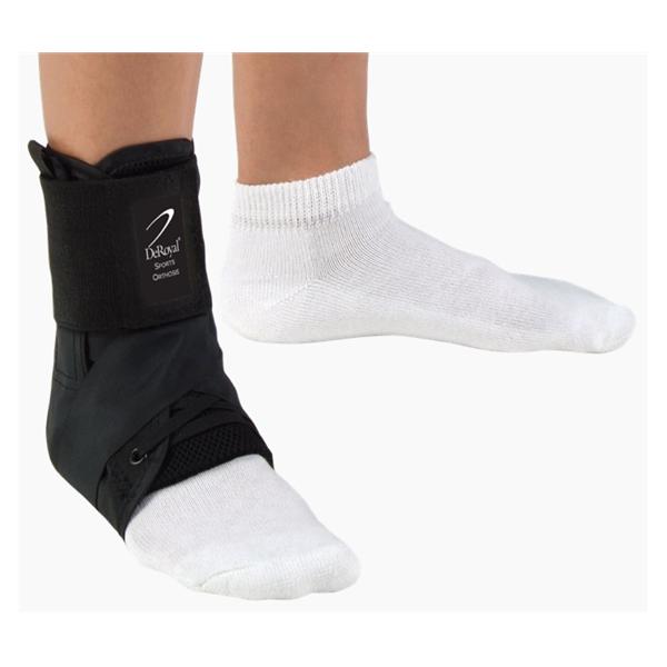 Deroyal Industries Inc Brace Orthosis Sports Ankle Nylon Black Size 2X-Large 15-16" Universal Each - AB2900-20