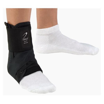 Deroyal Industries Inc Brace Orthosis Sports Ankle Nylon Black Size 2X-Large 15-16" Universal Each - AB2900-20