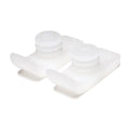 Graham Glide Skis For Most 1" Walkers 1" White 2/Pr - Field/Everest &Jennings - 603210R