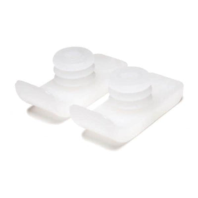 Graham Glide Skis For Most 1" Walkers 1" White 2/Pr - Field/Everest &Jennings - 603210R