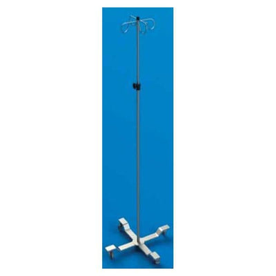Mac Medical Stand IV Pole 2 hook 68-108" Height Adjustment Each - IVS-4002